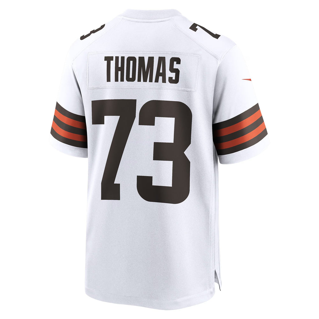 Cleveland Browns Joe Thomas White Retired Game Player Jersey