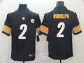 Men's Pittsburgh Steelers Mason Rudolph #2 Black Game jersey
