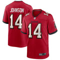 Tampa Bay Buccaneers Brad Johnson Red Game Retired Player Jersey