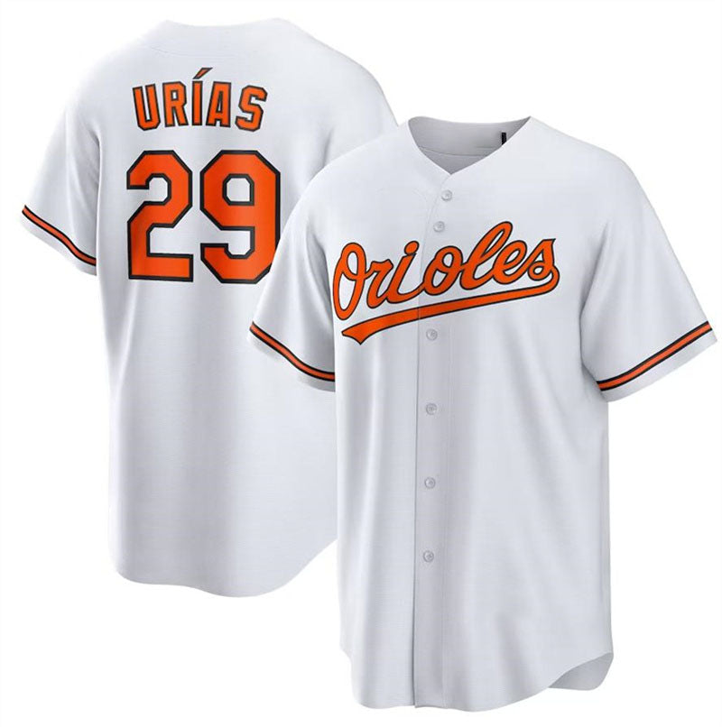 Baltimore Orioles #29 Ramn Uras White Authentic Player Jersey Baseball Jerseys