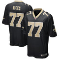 New Orleans Saints Carl Nicks Black Game Retired Player Jersey