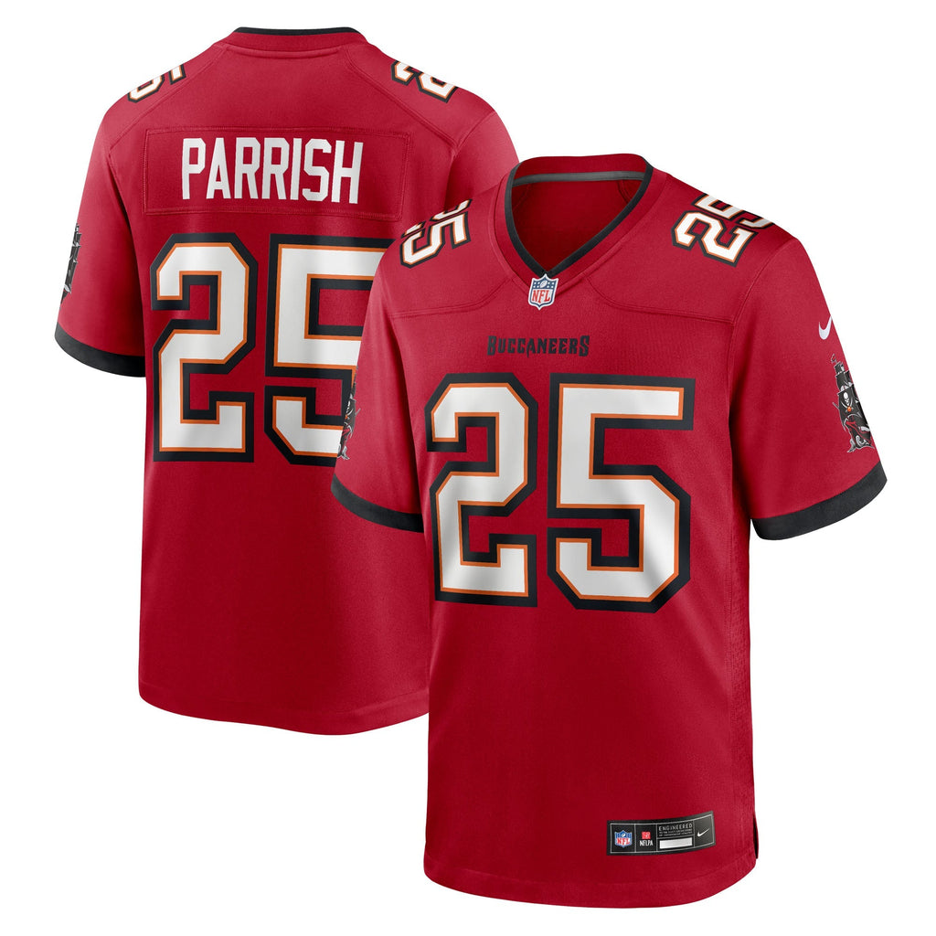 Tampa Bay Buccaneers Jacob Parrish Red Team Game Jersey