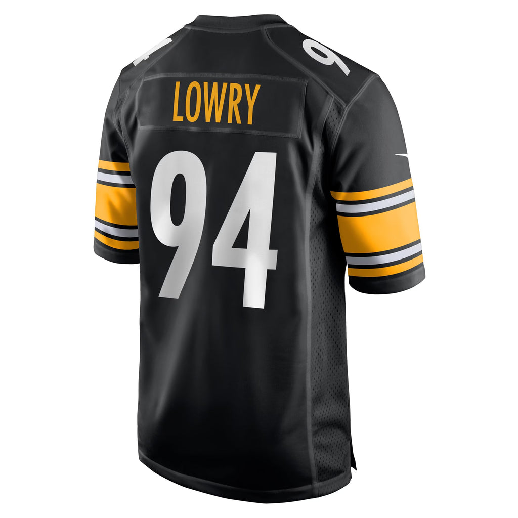 Pittsburgh Steelers Dean Lowry Black Game Jersey