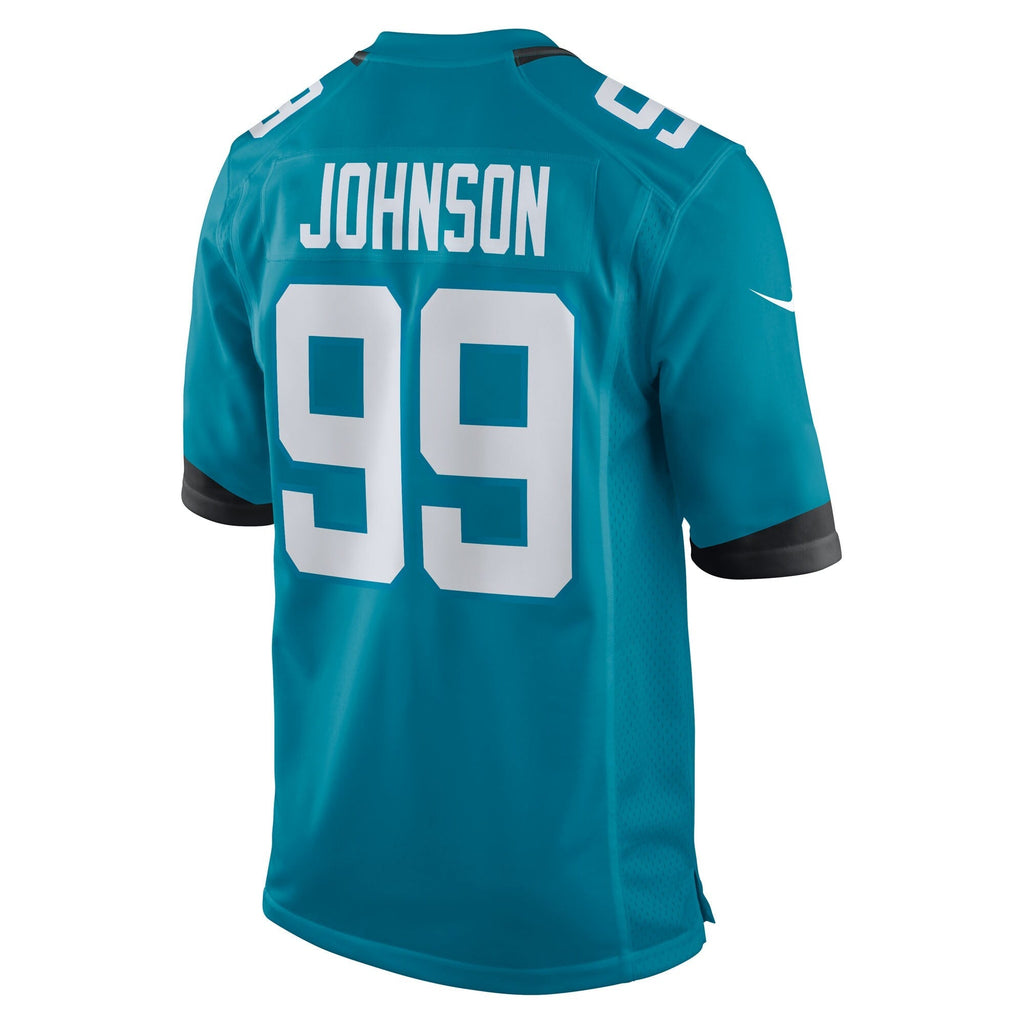 Jacksonville Jaguars Austin Johnson Teal Team Game Jersey