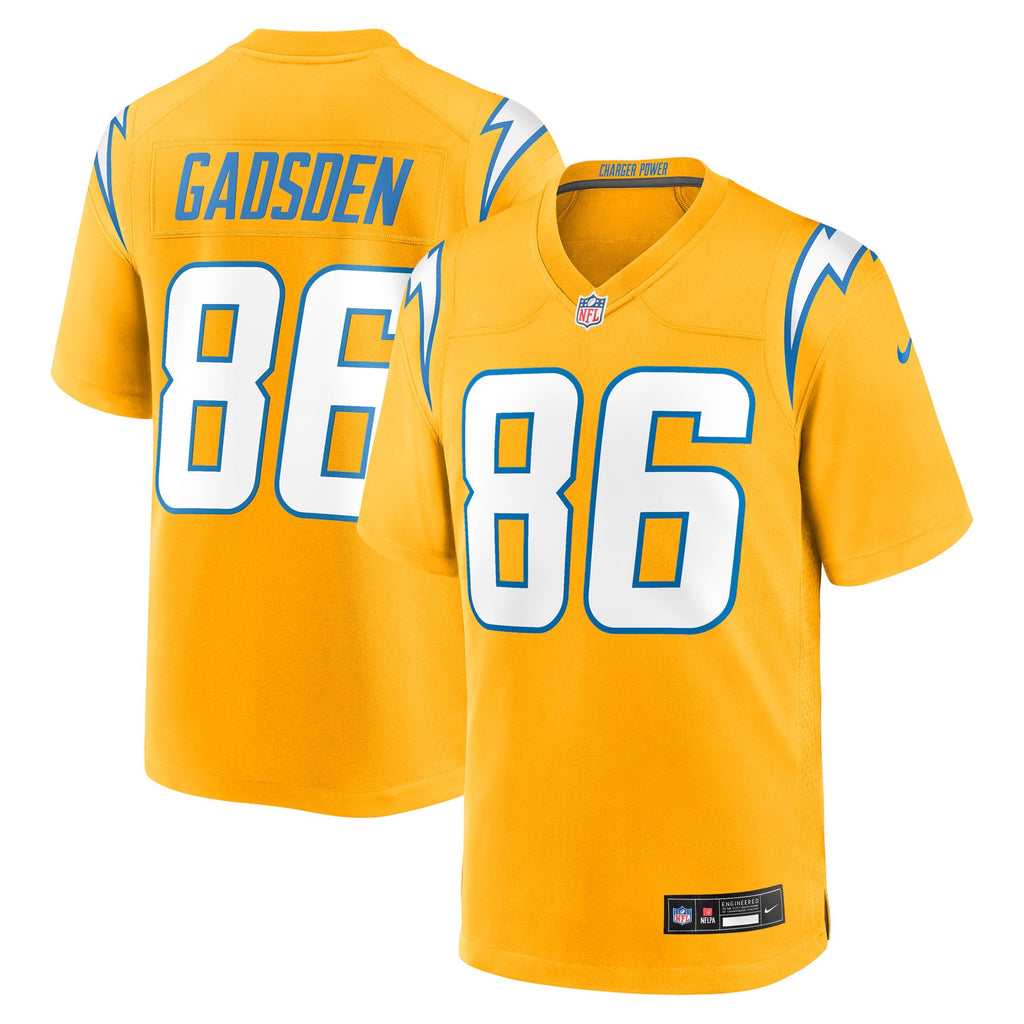 Los Angeles Chargers Oronde Gadsden Gold Alternate Charger Power Game Jersey