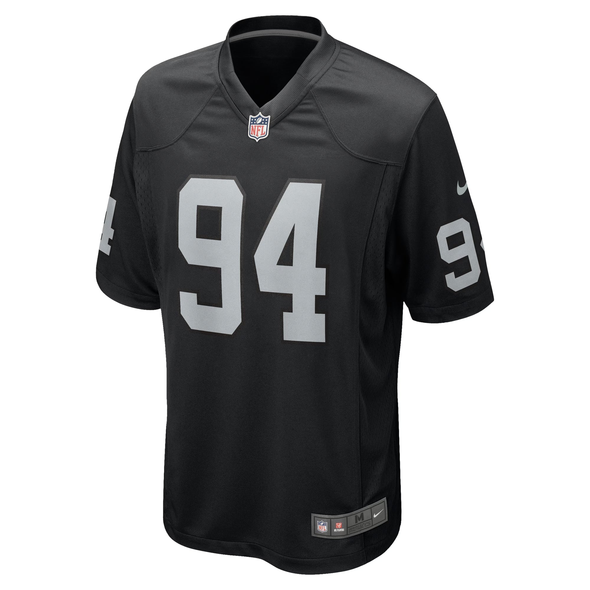 Las Vegas Raiders Christian Wilkins Black Team Game Jersey