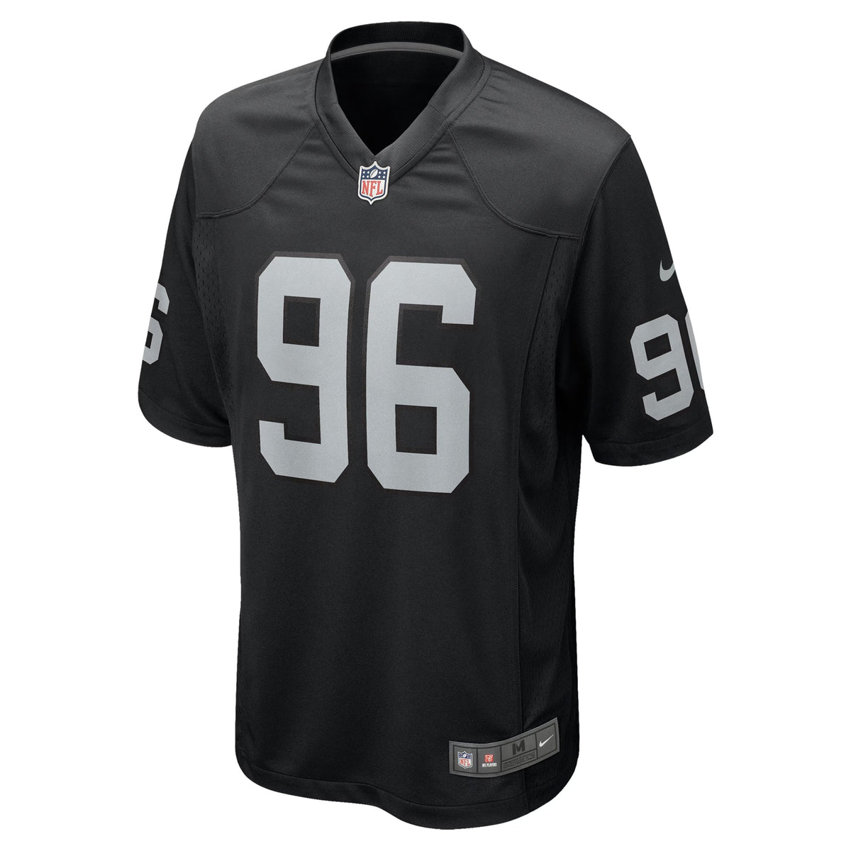 Las Vegas Raiders Jonah Laulu Black Team Game Jersey