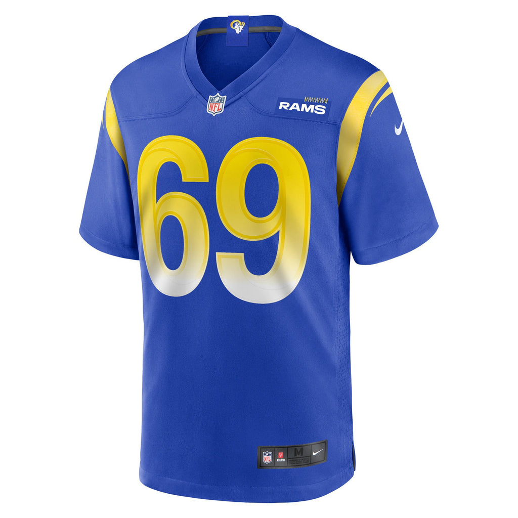 Los Angeles Rams Kevin Dotson Royal Game Jersey