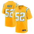 Los Angeles Chargers Khalil Mack Gold Alternate Charger Power Game Player Jersey