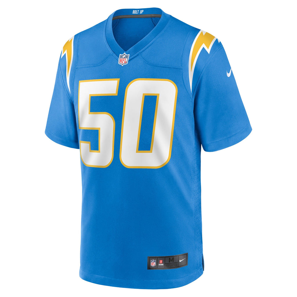 Los Angeles Chargers Caleb Murphy Powder Blue Team Game Jersey