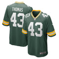 Green Bay Packers Kiondre Thomas Green Game Player Jersey