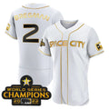 #2 Alex Bregman Houston Astros WHITE 2023 SPACE CITY CHAMPIONS FLEX JERSEY C ALL STITCHED Baseball Jerseys