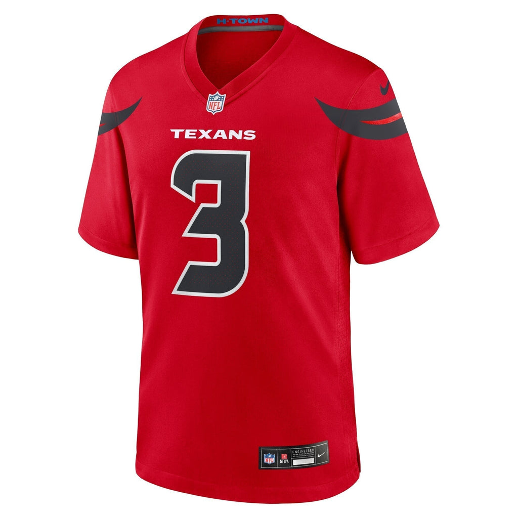 Tank Dell Houston Texans Nike Alternate Game Jersey -  Red