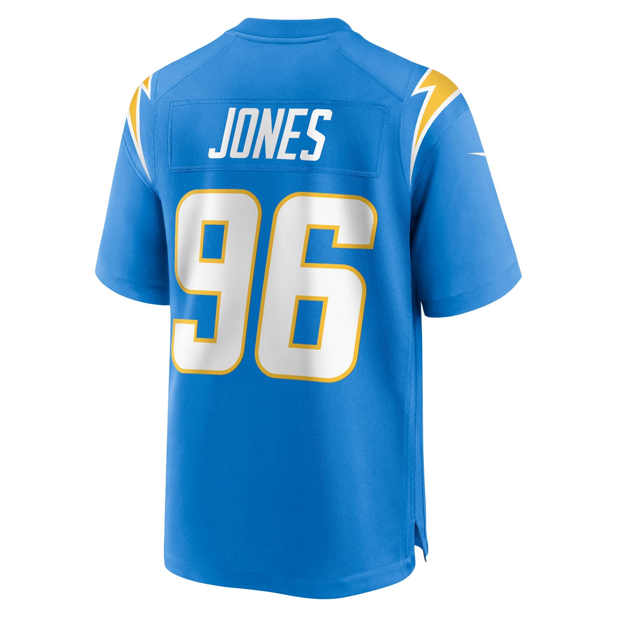 Los Angeles Chargers Naquan Jones Powder Blue Team Game Jersey