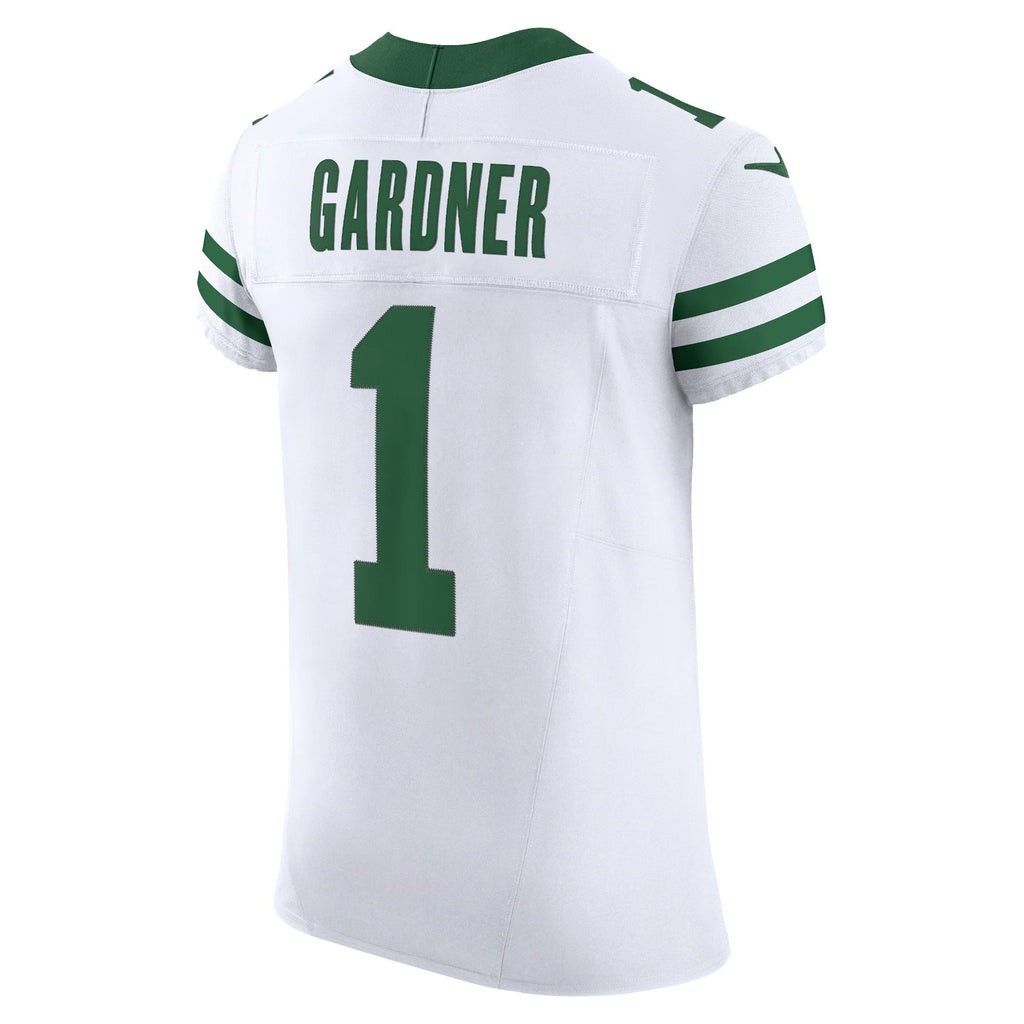 New York Jets Ahmad Sauce Gardner White Alternate Vapor F.U.S.E. Elite Jersey