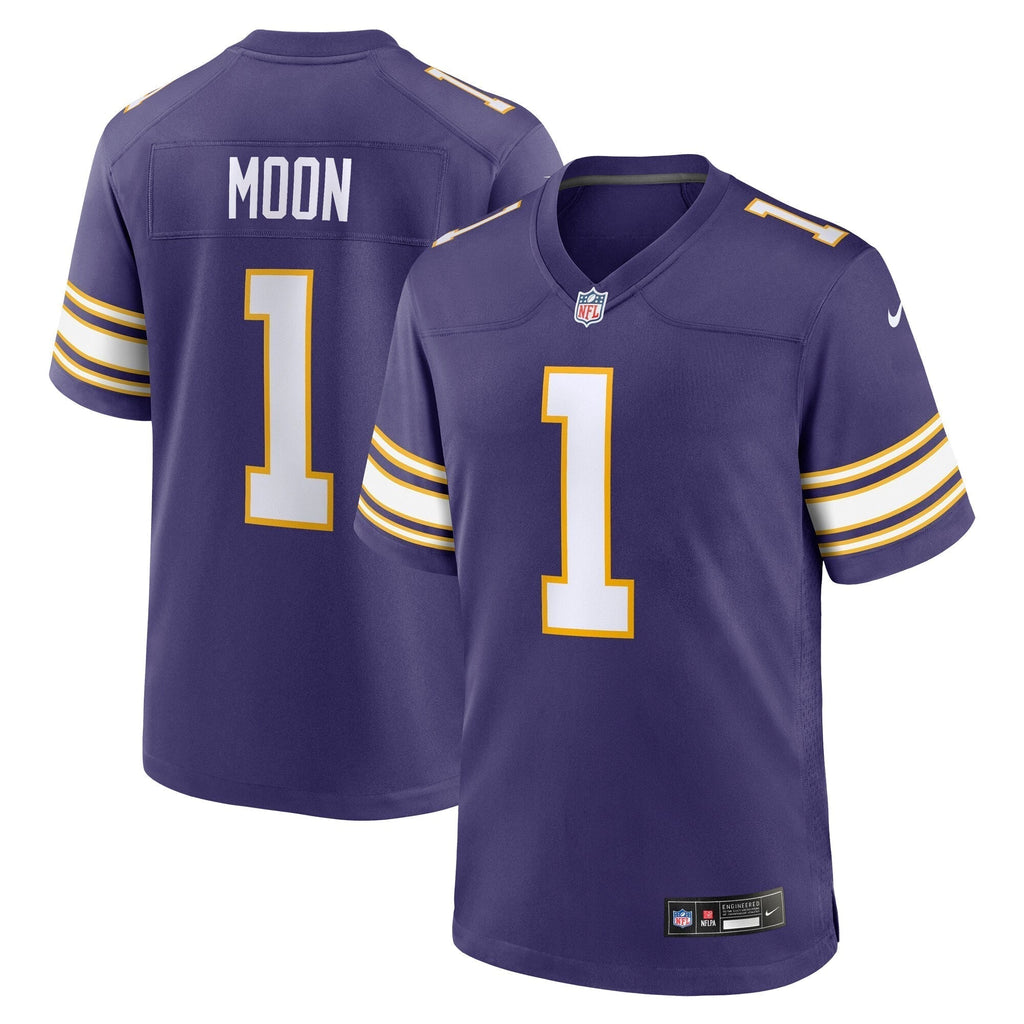 Warren Moon Minnesota Vikings Nike Classic Retired   Game Jersey - Purple
