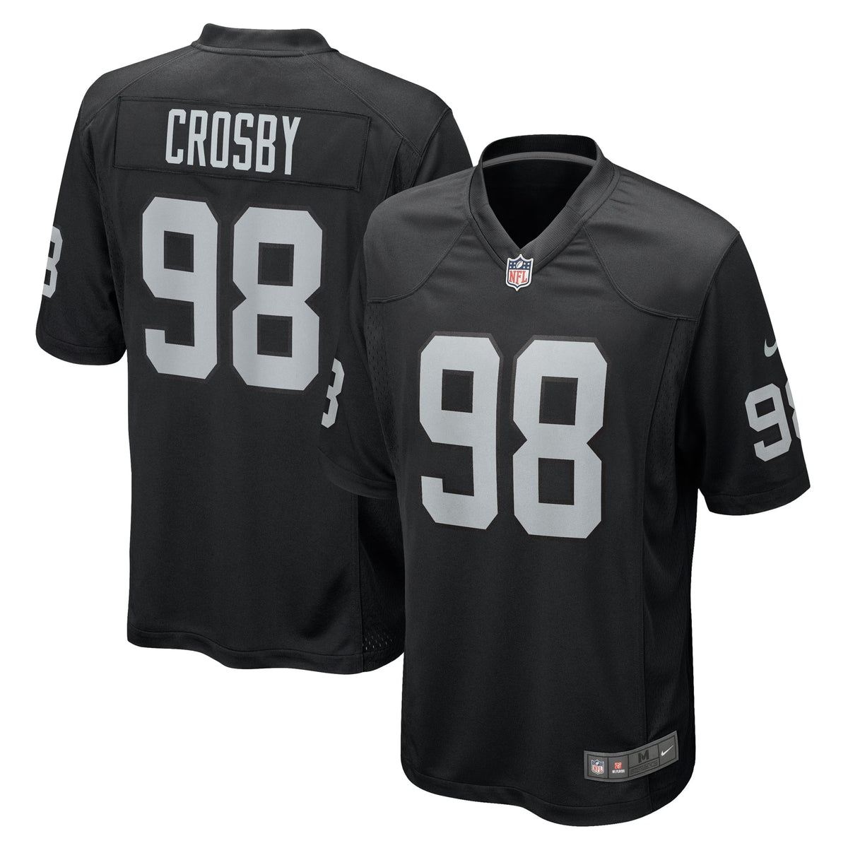 Las Vegas Raiders Maxx Crosby Black Game Jersey