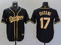 Men's Los Angeles Dodgers Shohei Ohtani #17 Black Game Team jersey