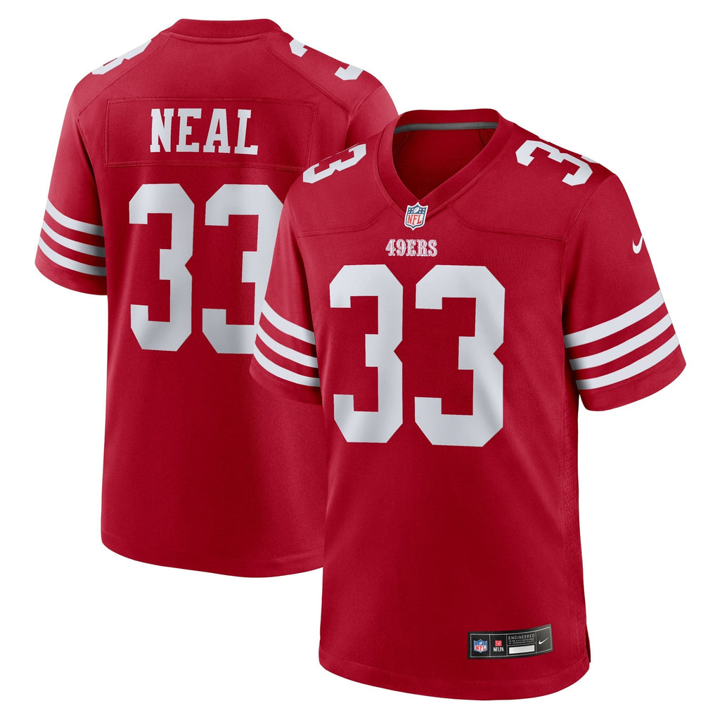 San Francisco 49ers Siran Neal Scarlet Team Game Jersey