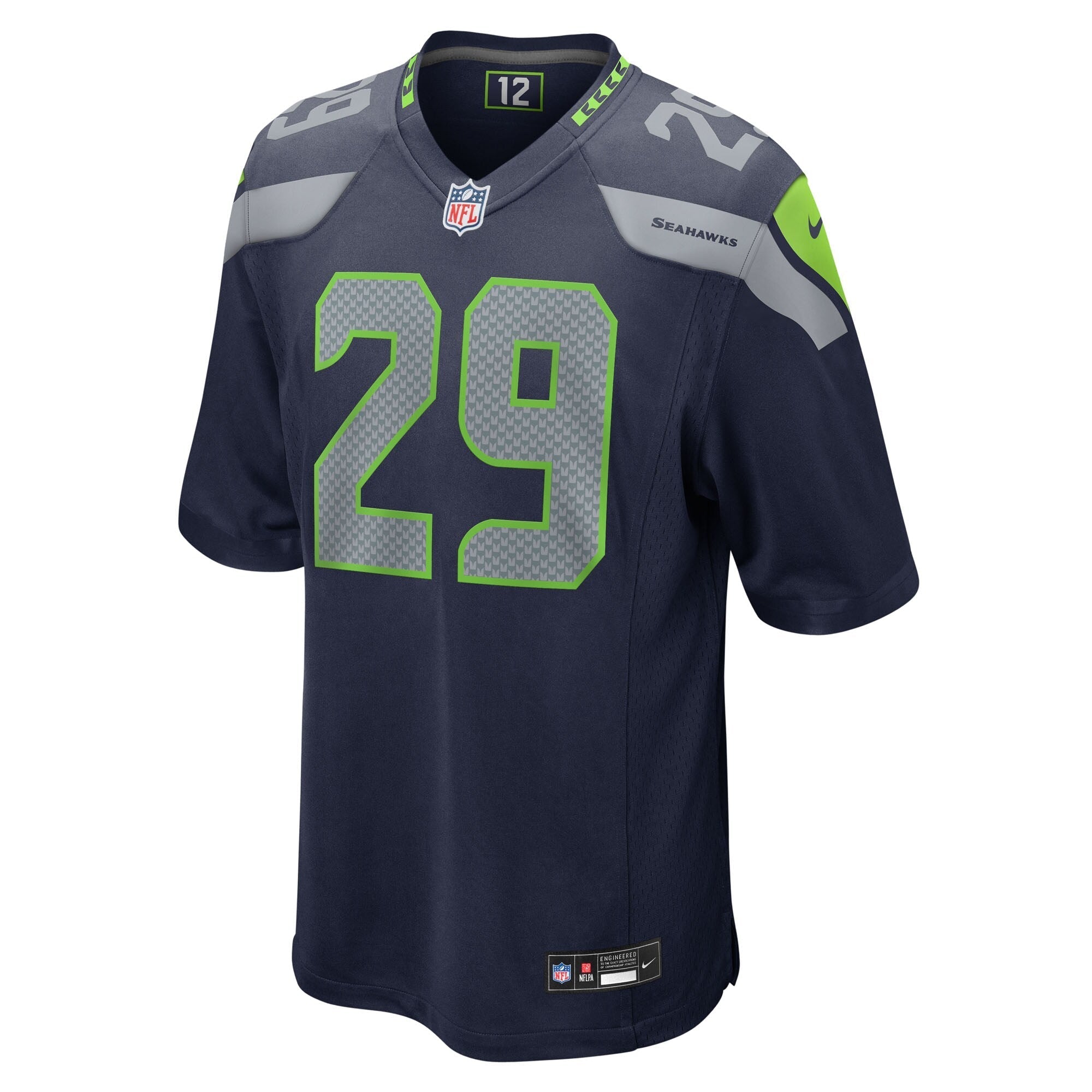 Seattle Seahawks Josh Jobe College Navy Team Game Jersey