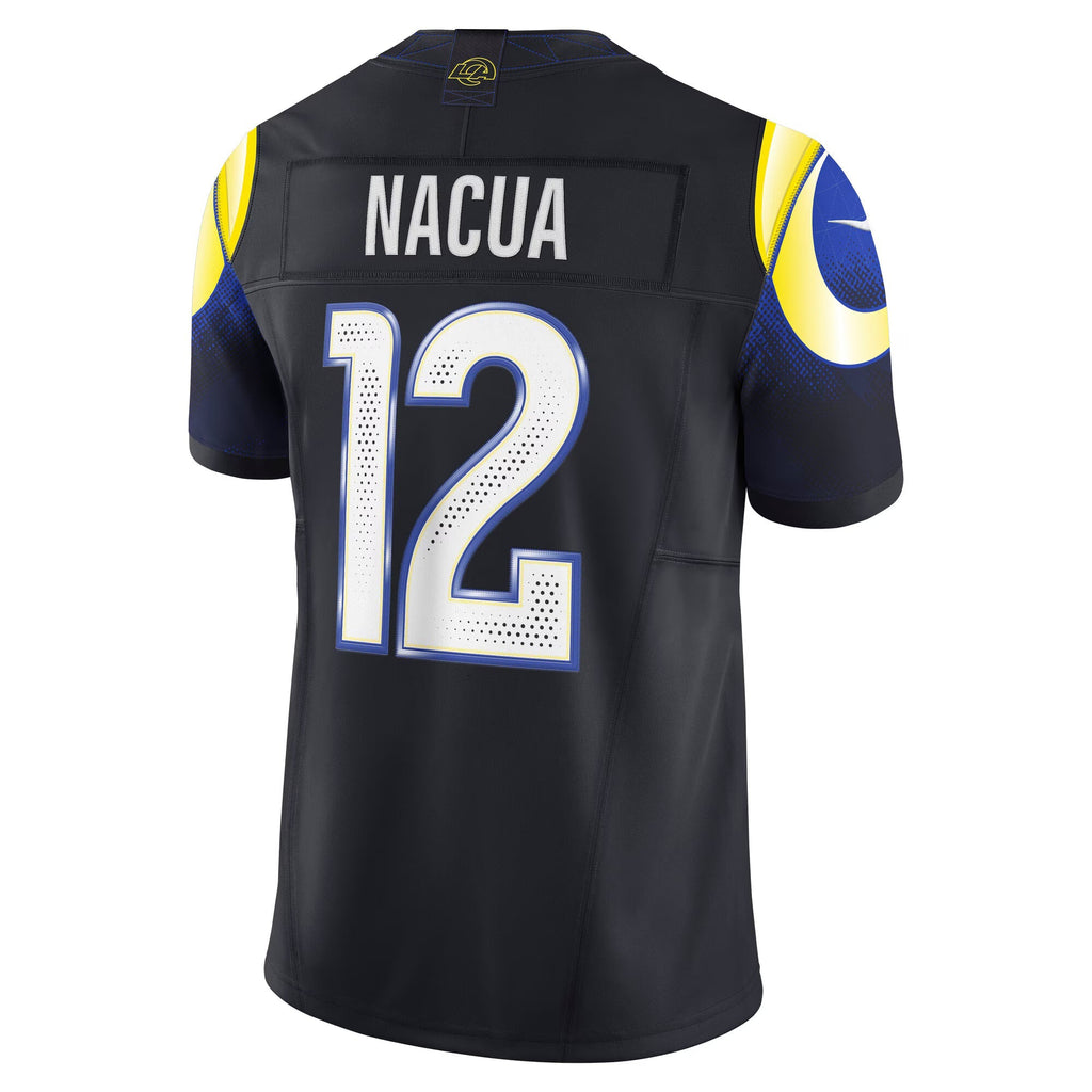Los Angeles Rams Puka Nacua Midnight Blue 2025 Rivalries Collection Limited Jersey