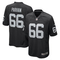 Las Vegas Raiders Dylan Parham Black Game Player Jersey