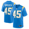 Los Angeles Chargers Tuli Tuipulotu Powder Blue Team Game Jersey