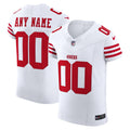 San Francisco 49ers White Vapor F.U.S.E. Elite Custom Jersey