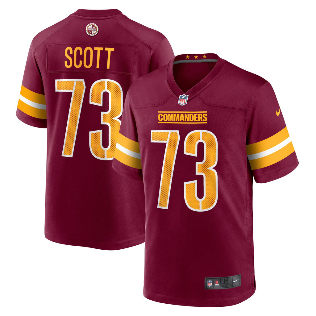 Washington Commanders Trent Scott Burgundy Game Jersey