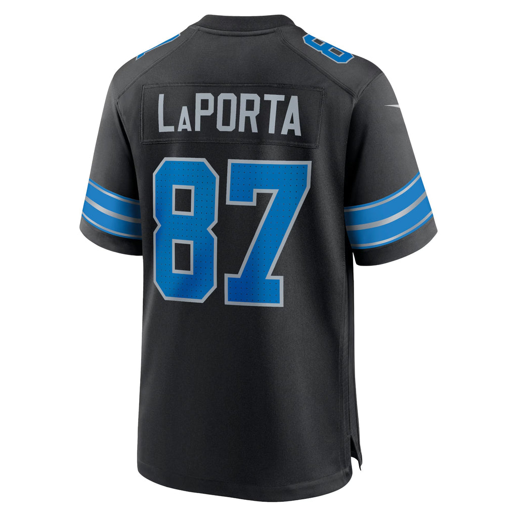 Detroit Lions Sam LaPorta Black 2nd Alternate Game Jersey