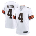 Cleveland Browns Deshaun Watson White Game Jersey