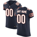 Chicago Bears Navy Vapor Untouchable Custom Elite Jersey