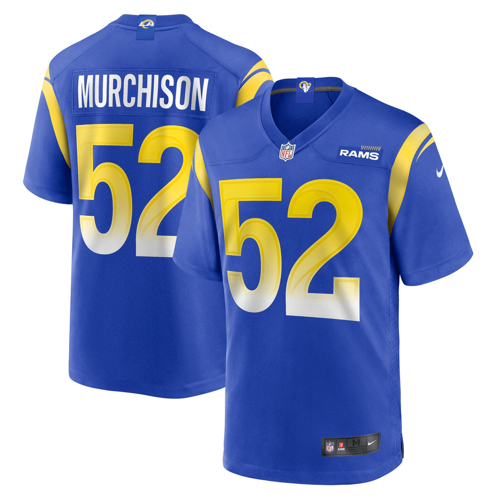 Los Angeles Rams Larrell Murchison Royal Team Game Jersey