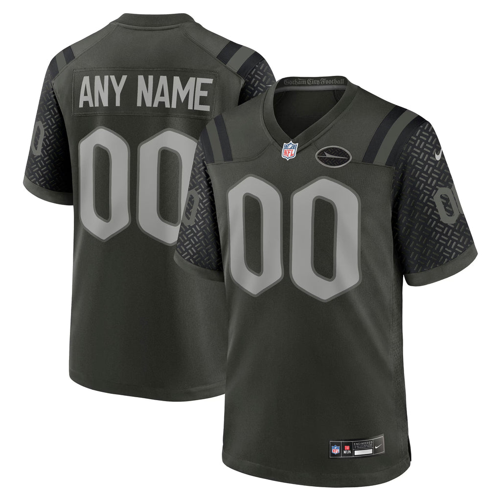 New York Jets Green 2025 Rivalries Collection Custom Game Jersey