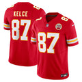Kansas City Chiefs Travis Kelce Red Vapor F.U.S.E. Limited Jersey