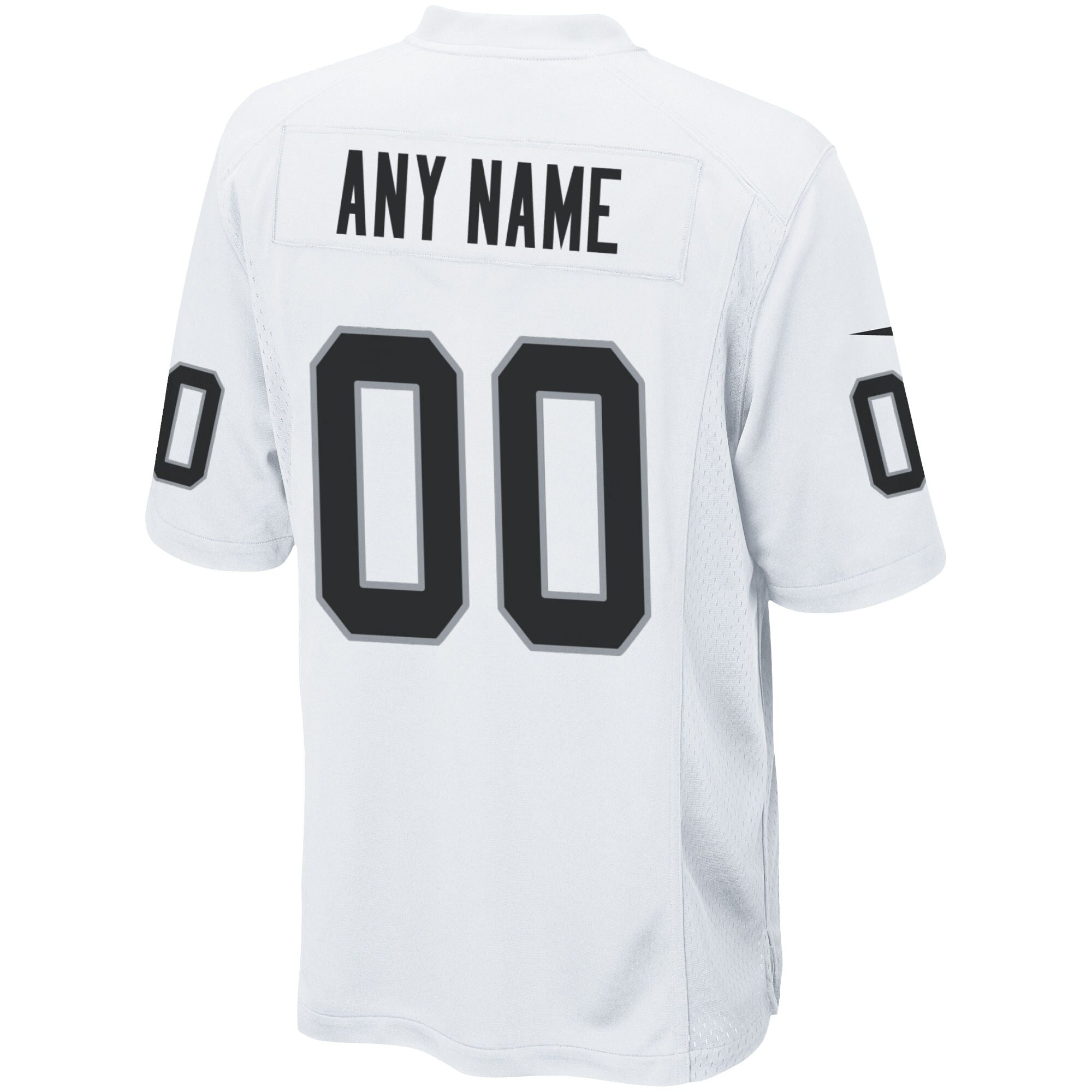 Las Vegas Raiders White Custom Game Jersey