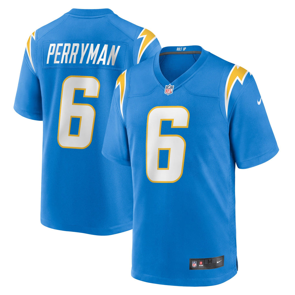 Los Angeles Chargers Denzel Perryman Powder Blue Team Game Jersey