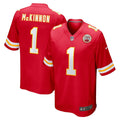 Jerick McKinnon Kansas City Chiefs Nike Game   Jersey - Red