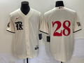 Men's Texas Rangers Jonah Heim #28 Cream 2023 City Connect Replica Player Jersey1