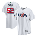 Men's 2023 World Baseball Classic #52 Daniel Bard USA White jersey