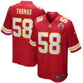 Kansas City Chiefs Derrick Thomas Red Game Retired Player Jersey