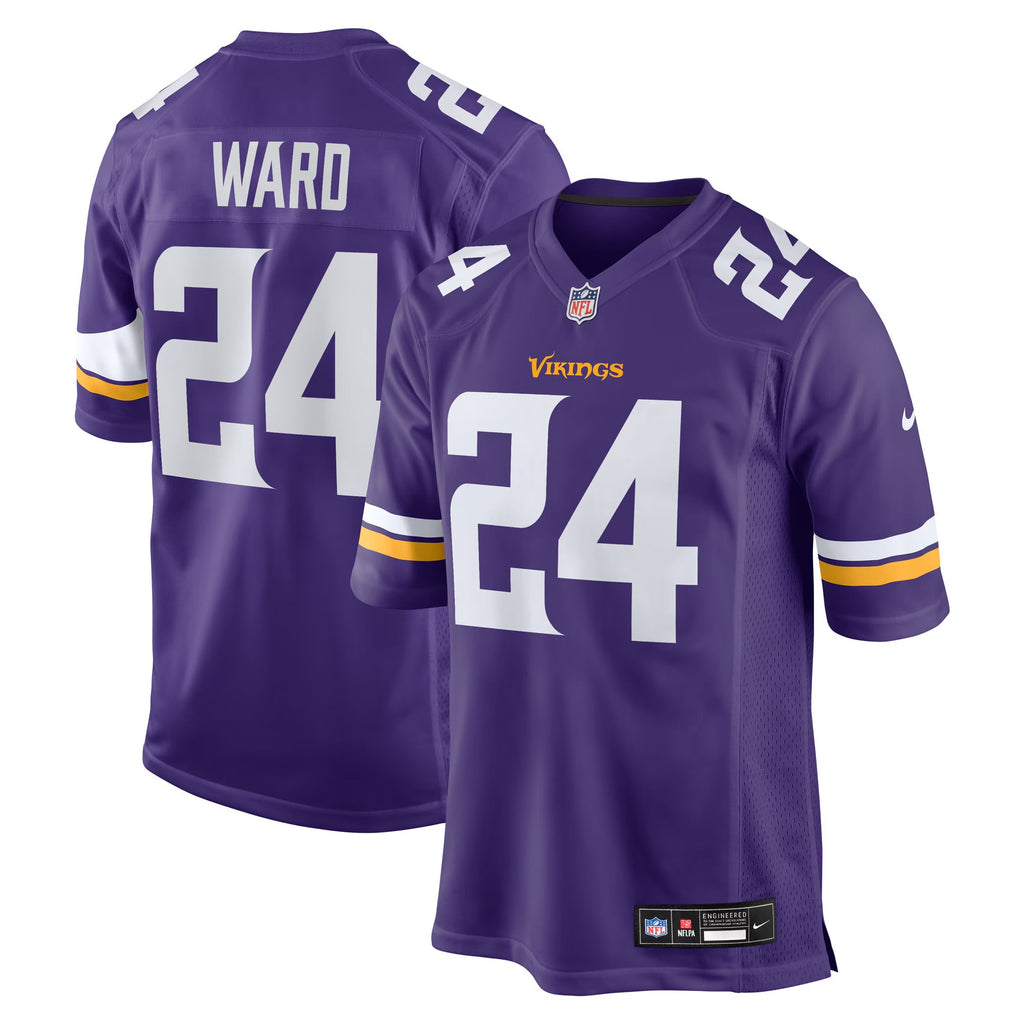 Minnesota Vikings Jay Ward Purple Team Game Jersey