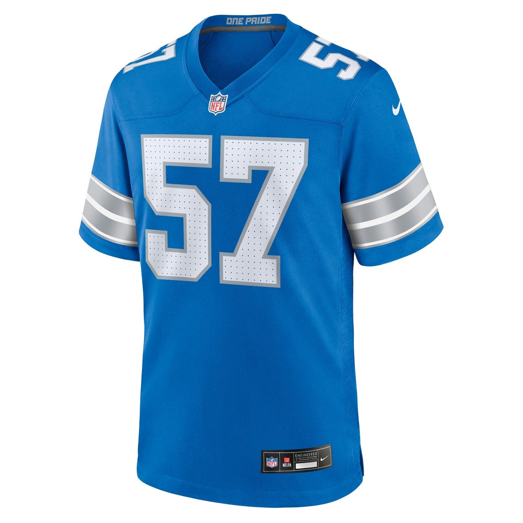 Nate Lynn Detroit Lions Nike Game Jersey -  Blue