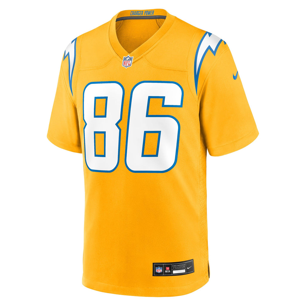 Los Angeles Chargers Oronde Gadsden Gold Alternate Charger Power Game Jersey