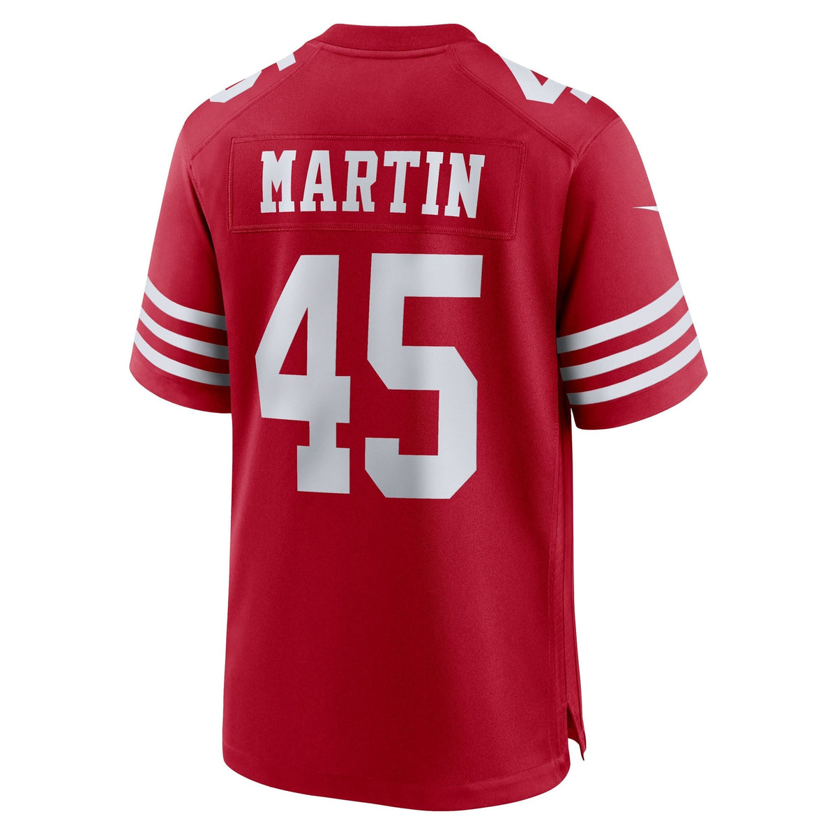 San Francisco 49ers Nick Martin Scarlet Team Game Jersey
