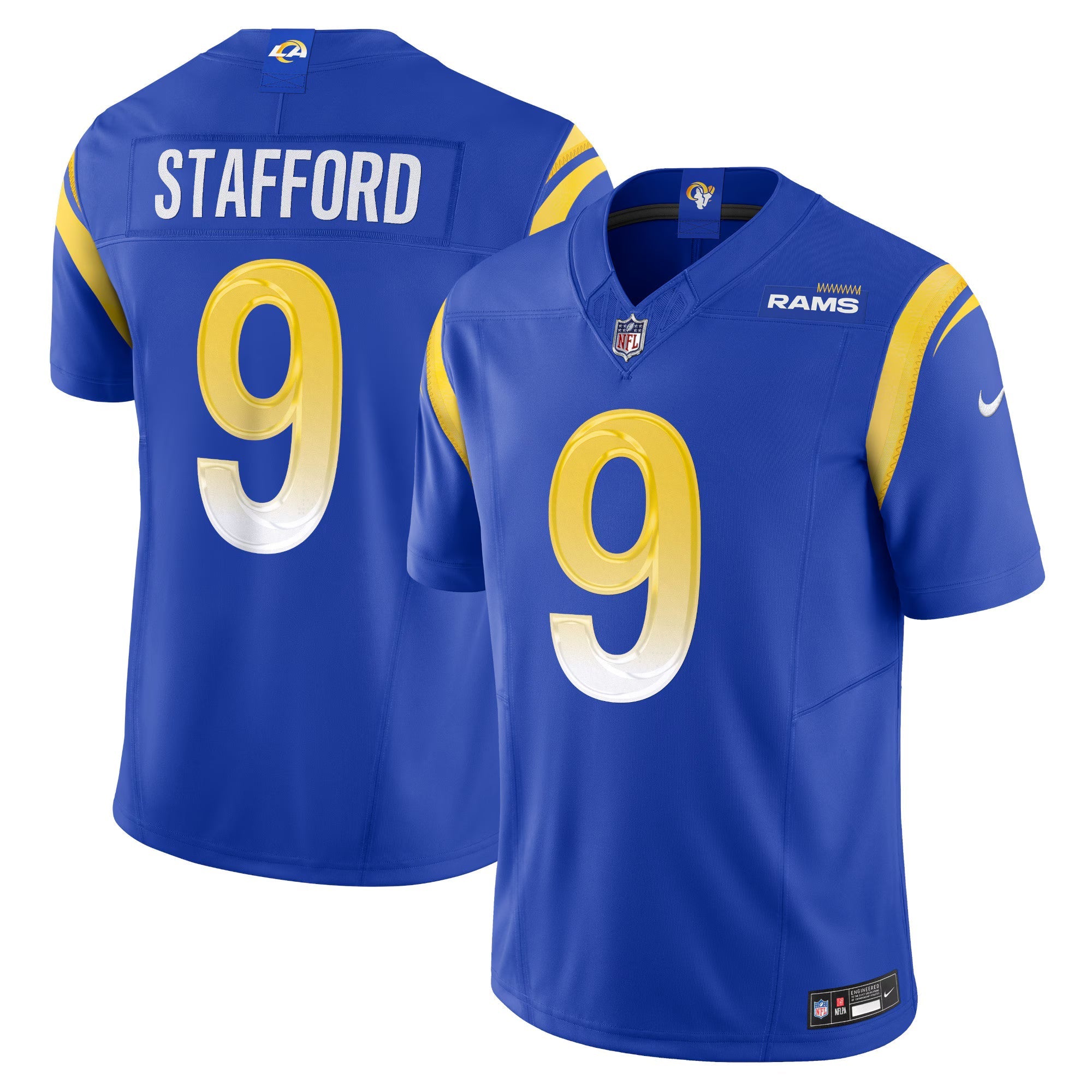 Los Angeles Rams Matthew Stafford Royal Vapor F.U.S.E. Limited Jersey