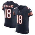 Chicago Bears Caleb Williams Navy Vapor F.U.S.E. Elite Jersey
