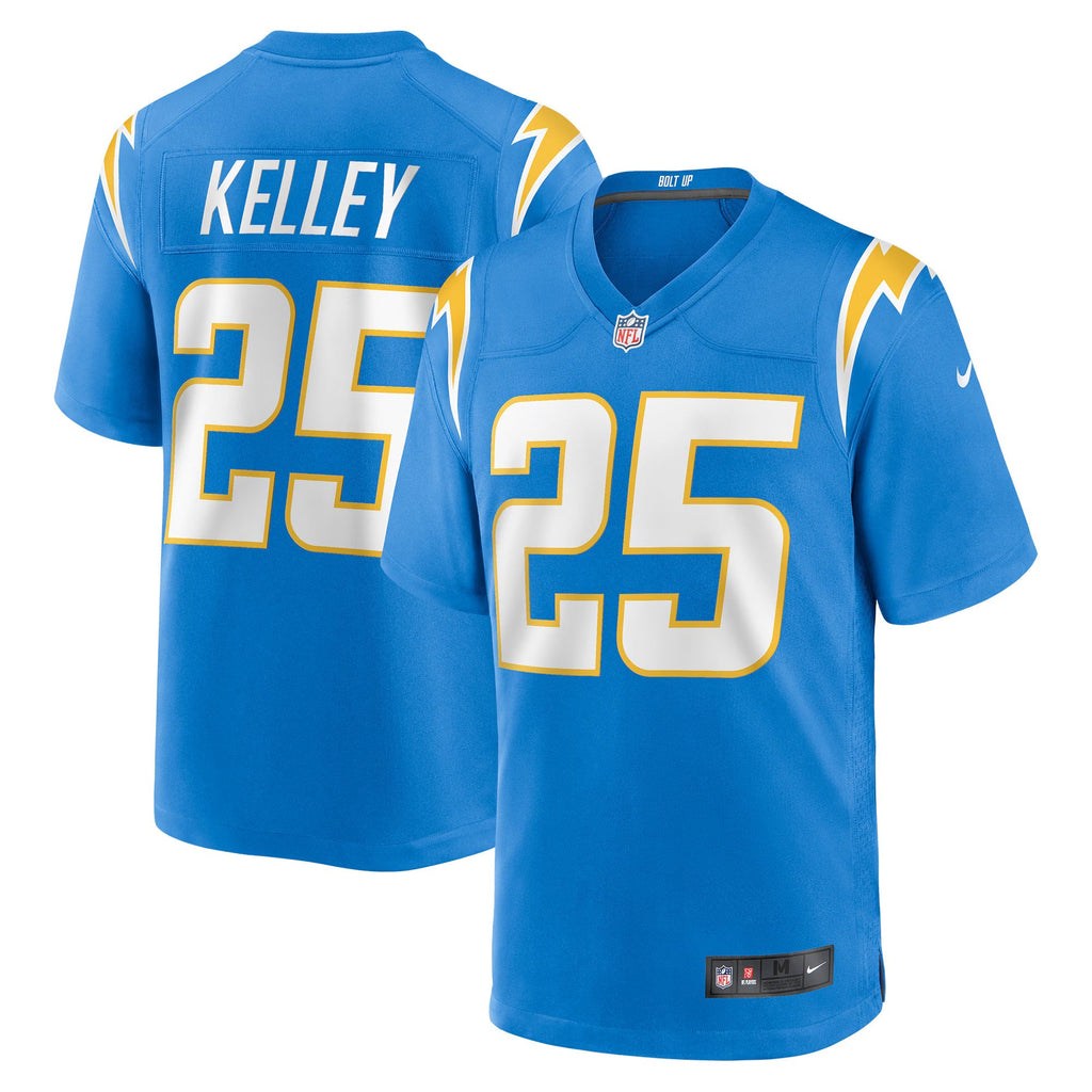 Los Angeles Chargers Joshua Kelley Powder Blue Game Jersey