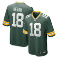 Green Bay Packers Malik Heath Green Game Jersey