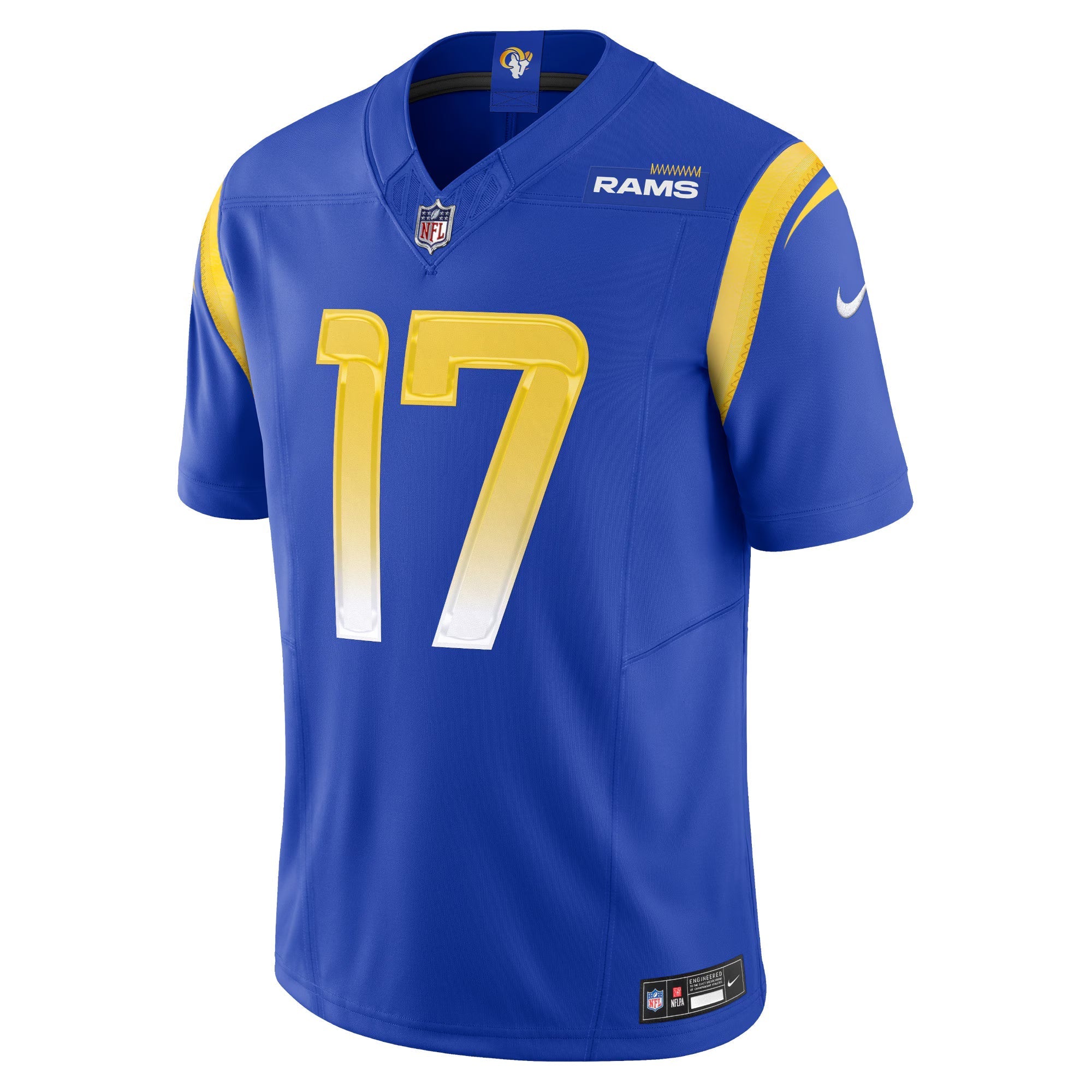 Los Angeles Rams Puka Nacua Royal Vapor F.U.S.E. Limited Jersey